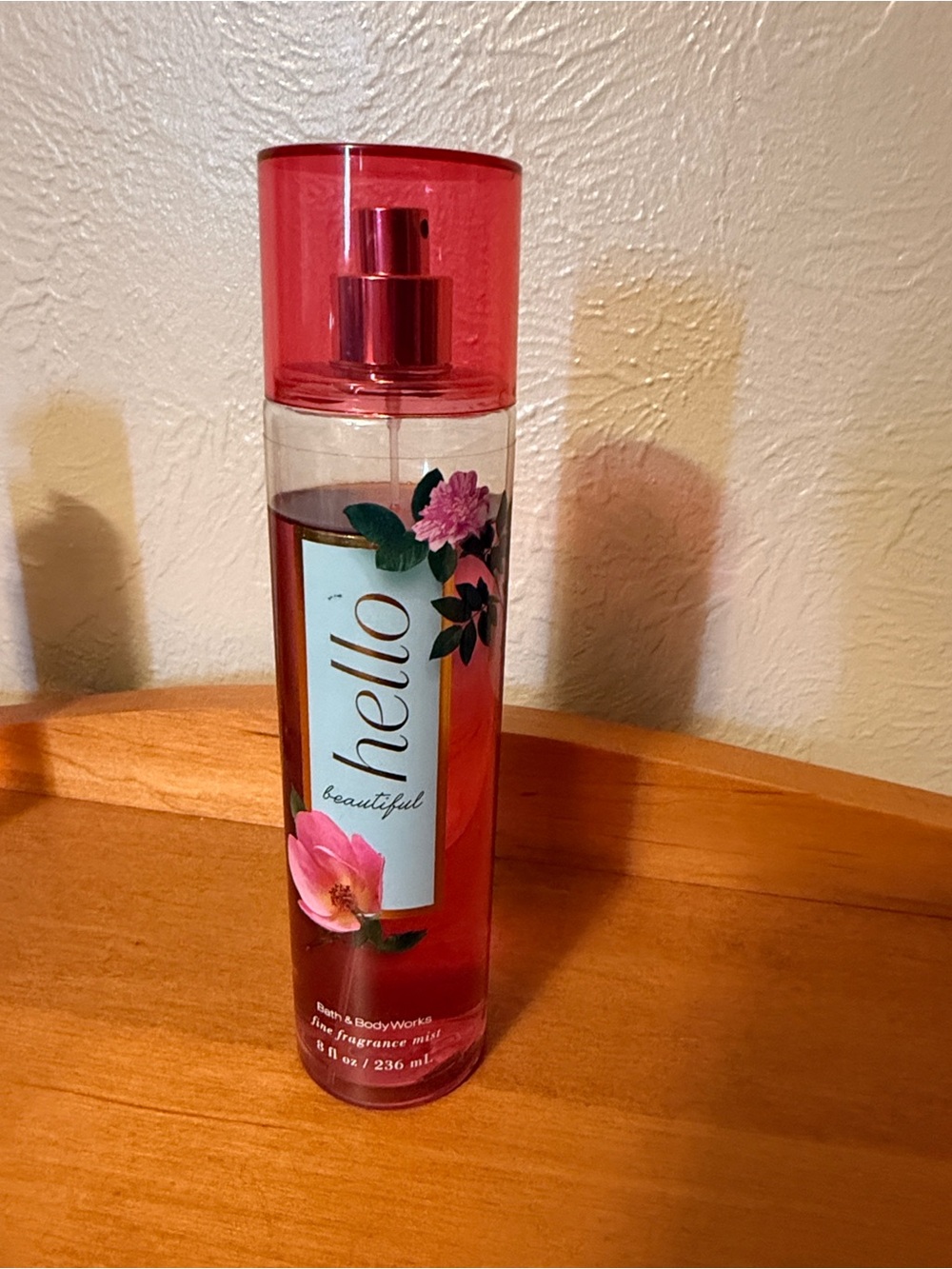 Bath & Body Works pink Hello Beautiful